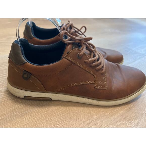 CROWN VINTAGE Men's Edsul Oxford Camel Brown Size 11 Medium Office Casual - Picture 5 of 7